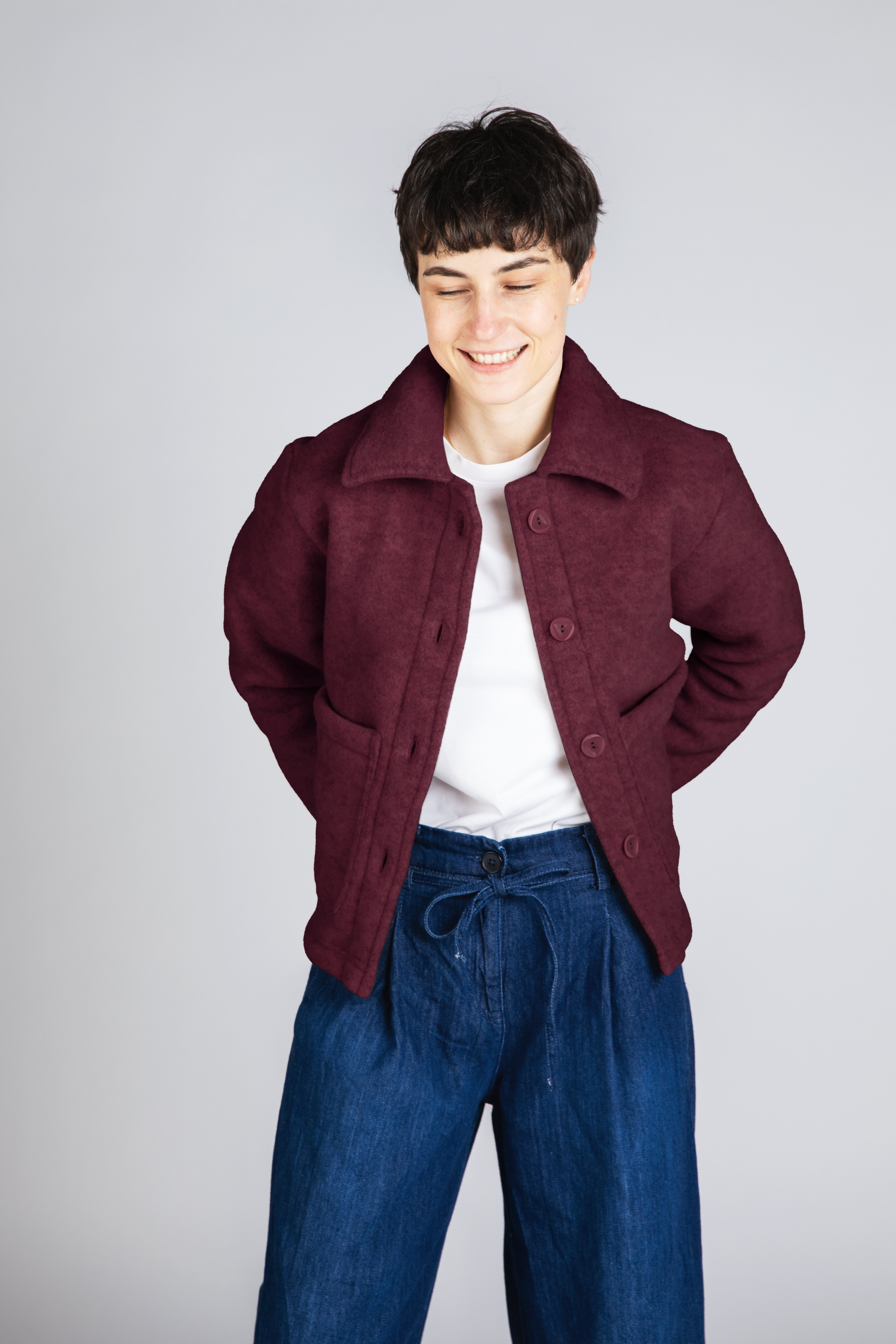Kurzjacke Damen aus Merinowolle, IVN BEST