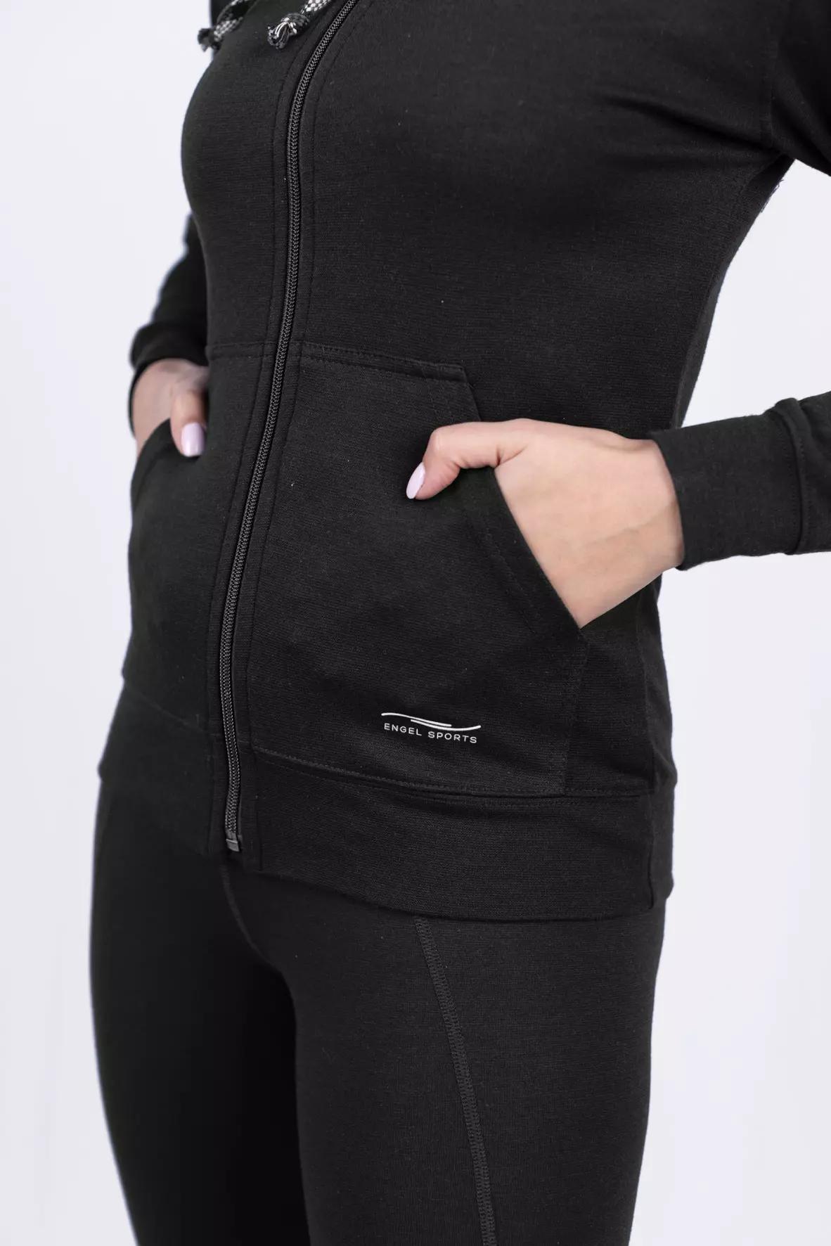 ENGEL SPORTS Kapuzenjacke, GOTS