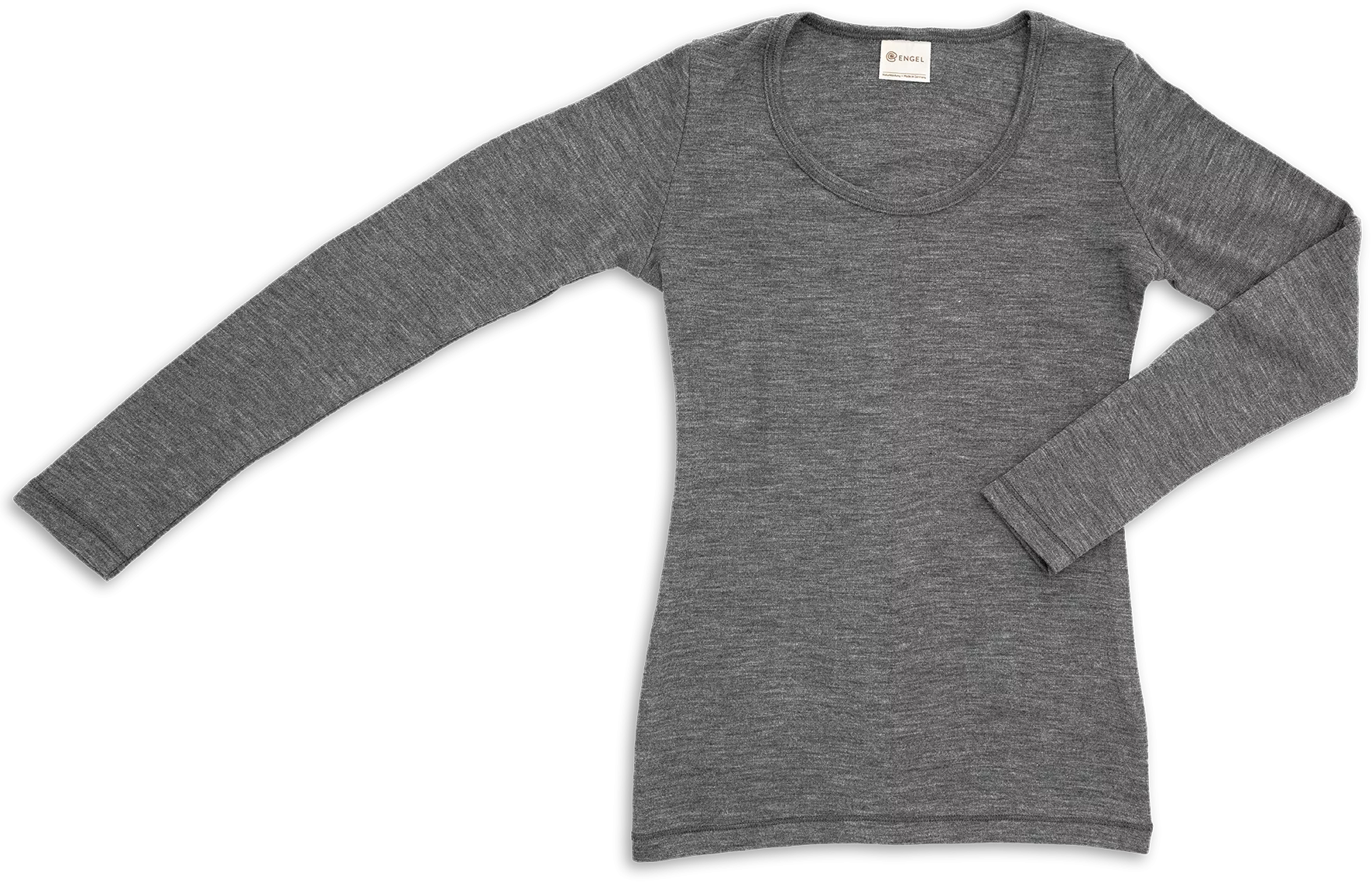 Langarmshirt Damen aus Merinowolle, IVN BEST