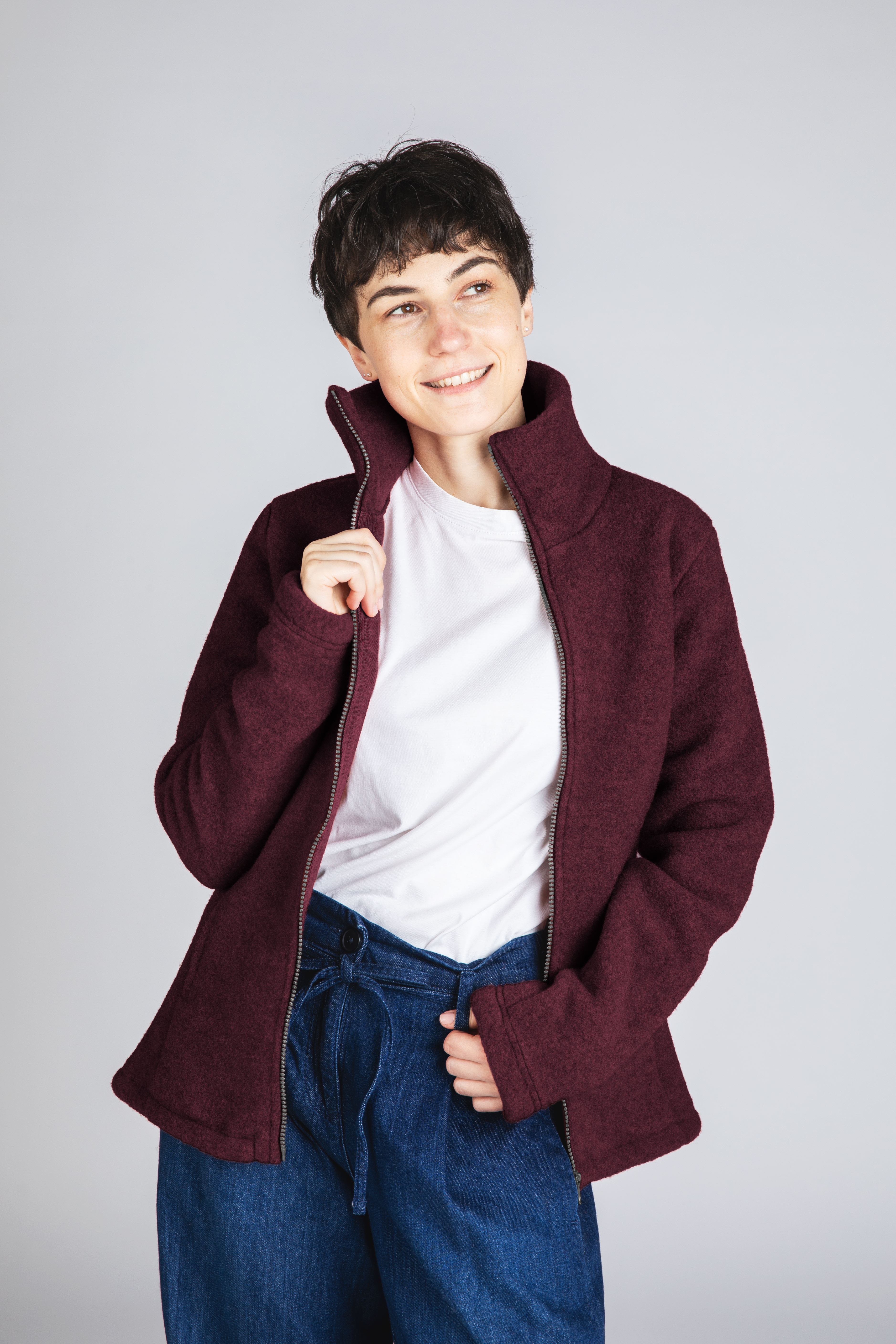 Taillierte Jacke Damen aus Merinowolle, IVN BEST