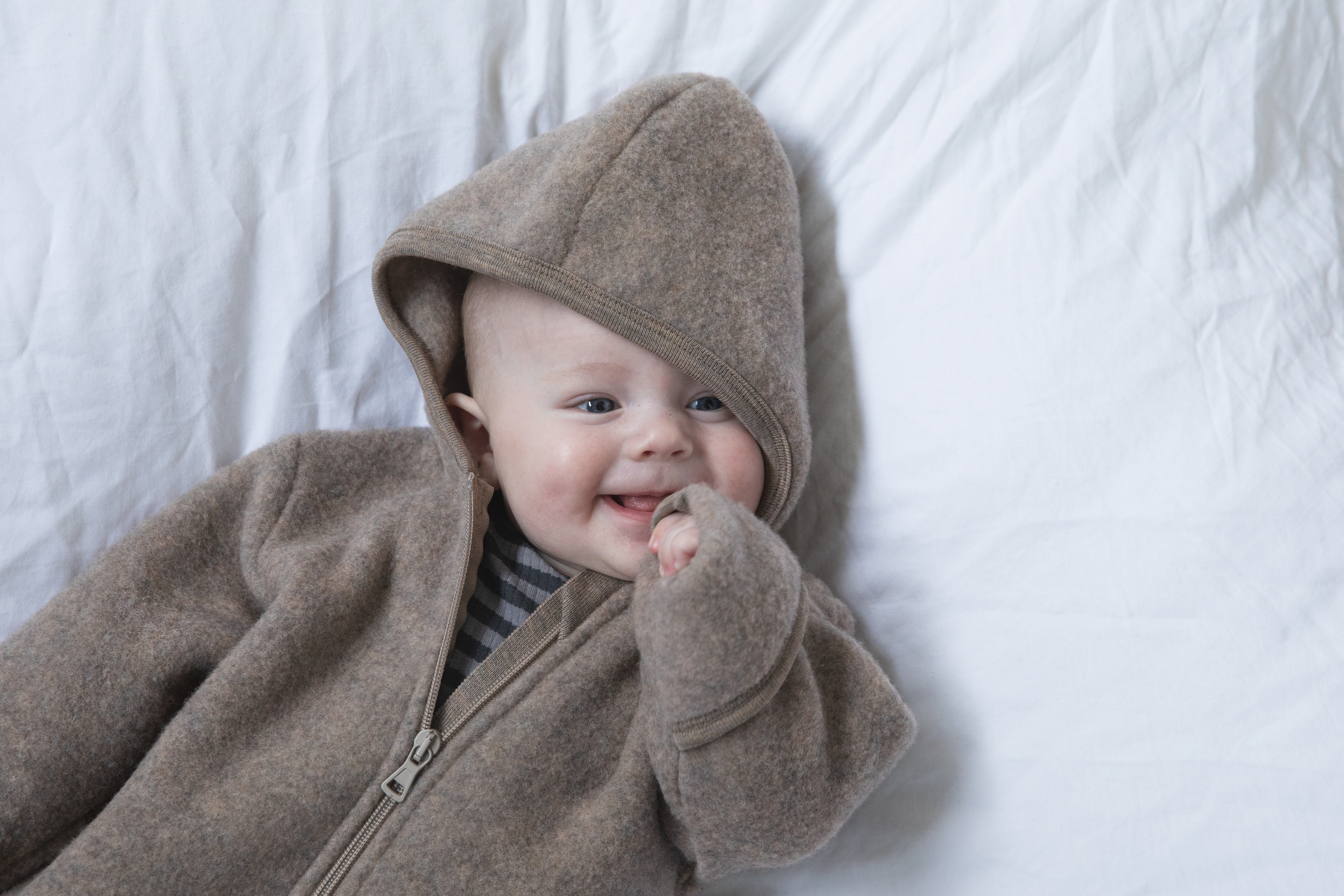 Wollfleece Zip Overall Baby, IVN BEST