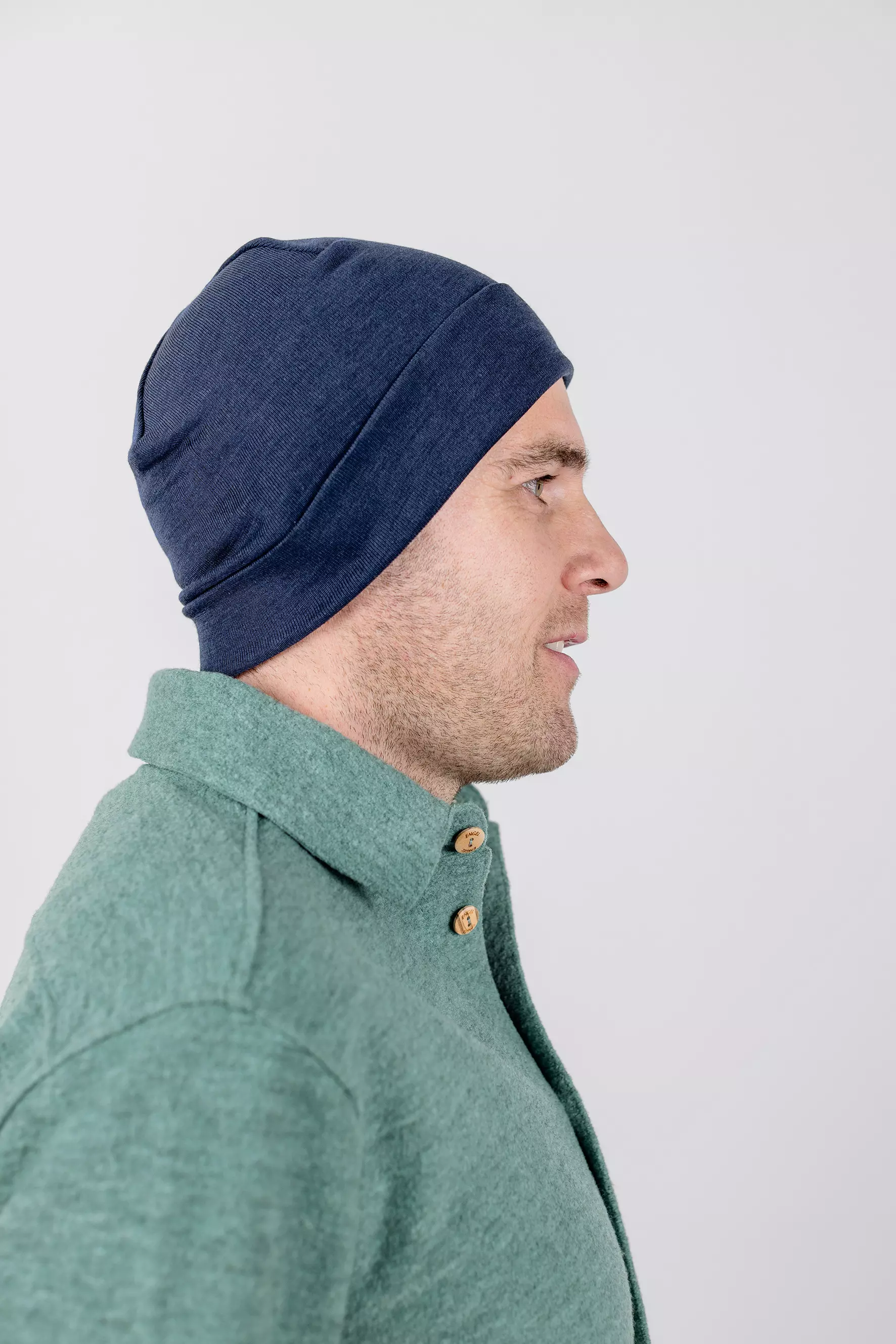 Merino wool & silk hat, GOTS
