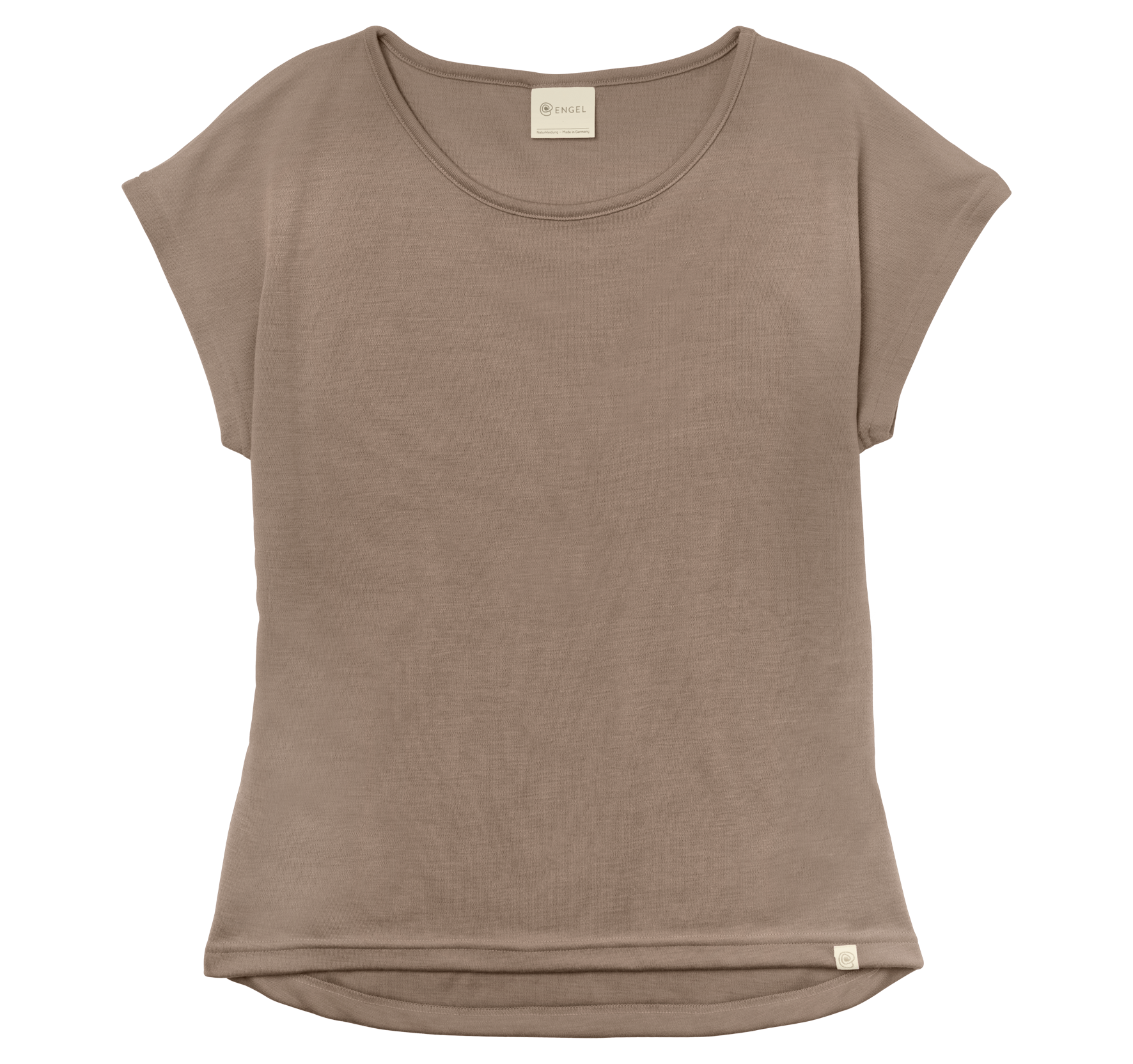 Women's merino wool & silk shirt with dropped shoulders, GOTS