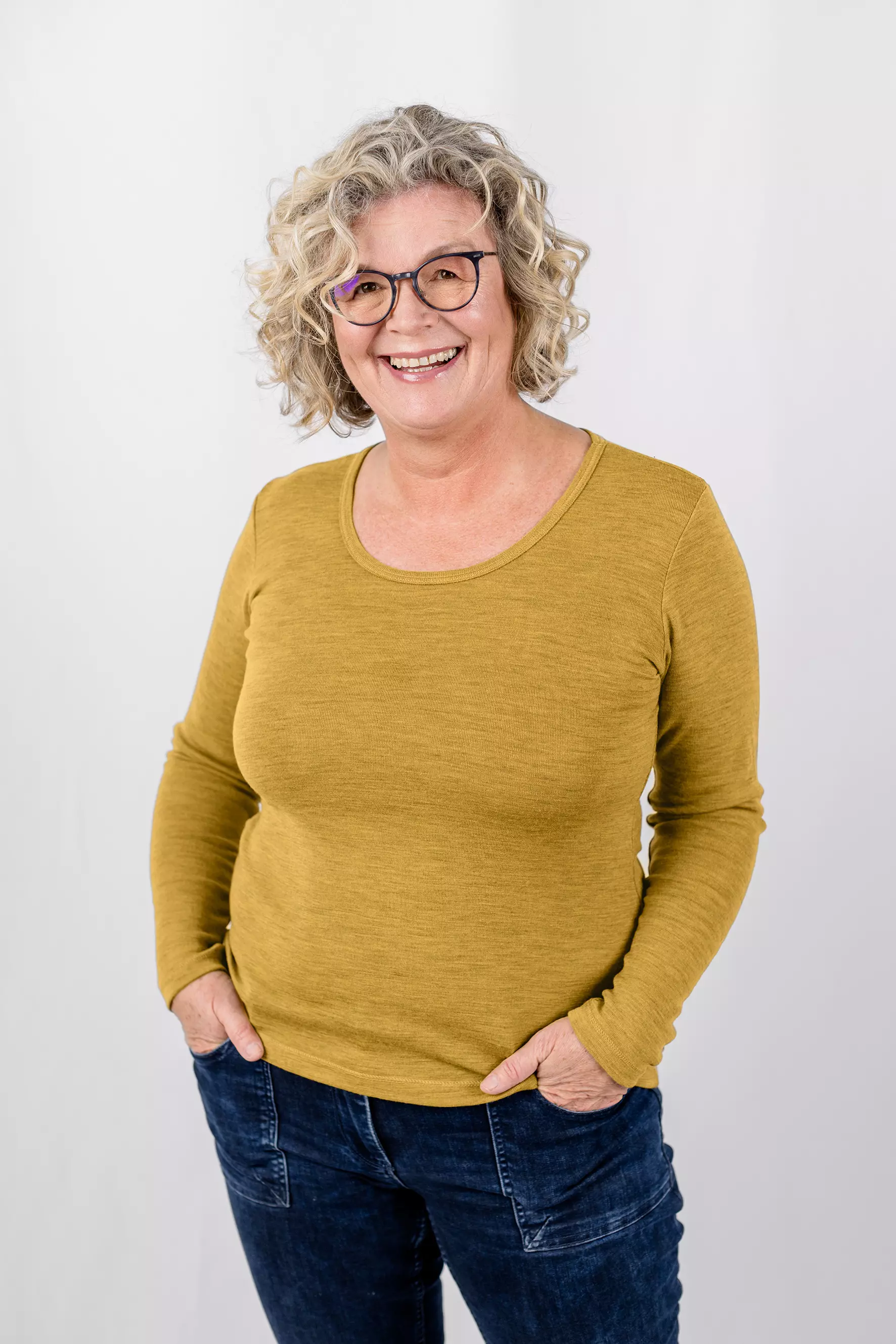 Langarmshirt Damen aus Merinowolle, IVN BEST
