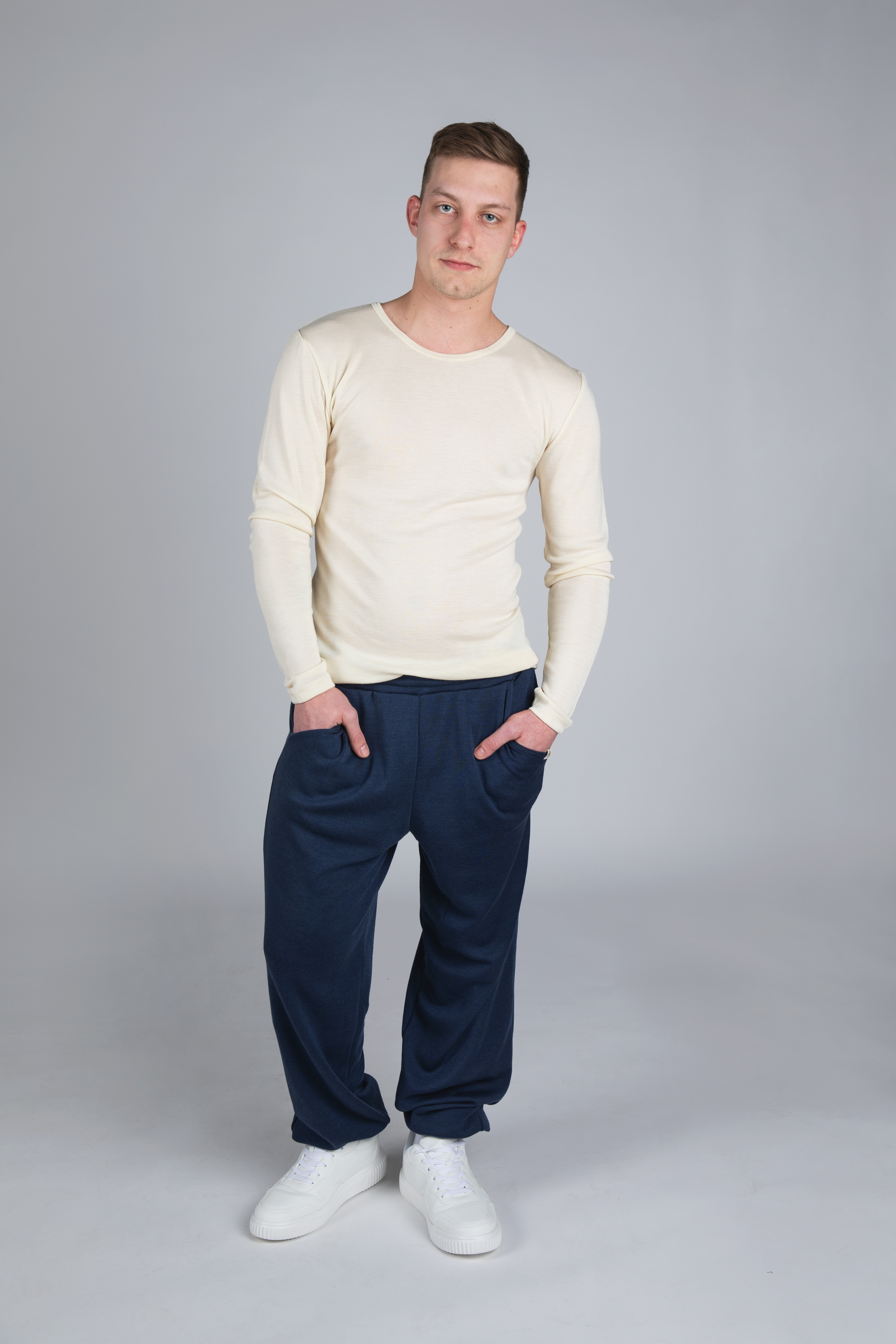 Jogginghose Unisex aus Merinowolle & Seide, GOTS