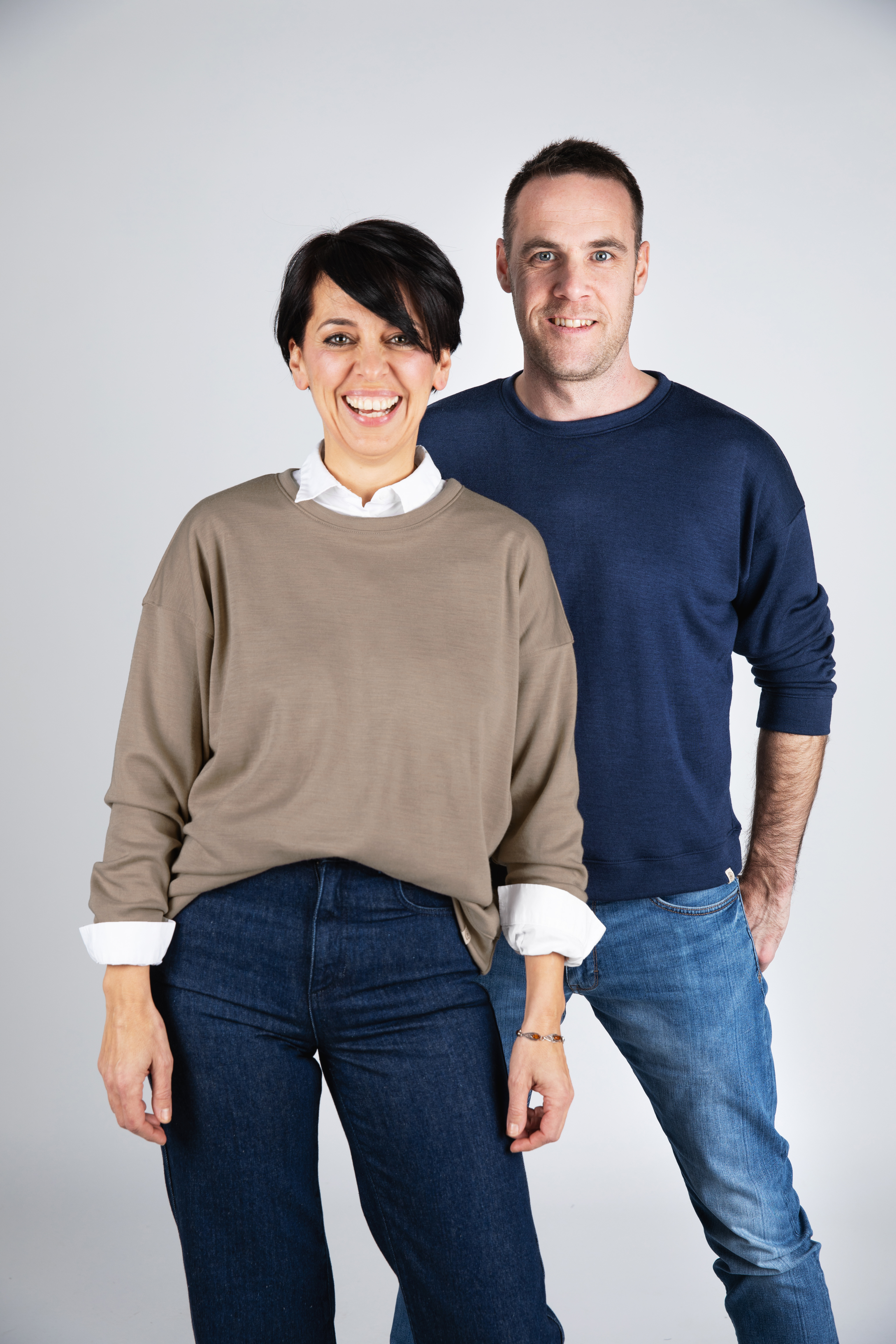 Sweatshirt Unisex aus Merinowolle & Seide, GOTS