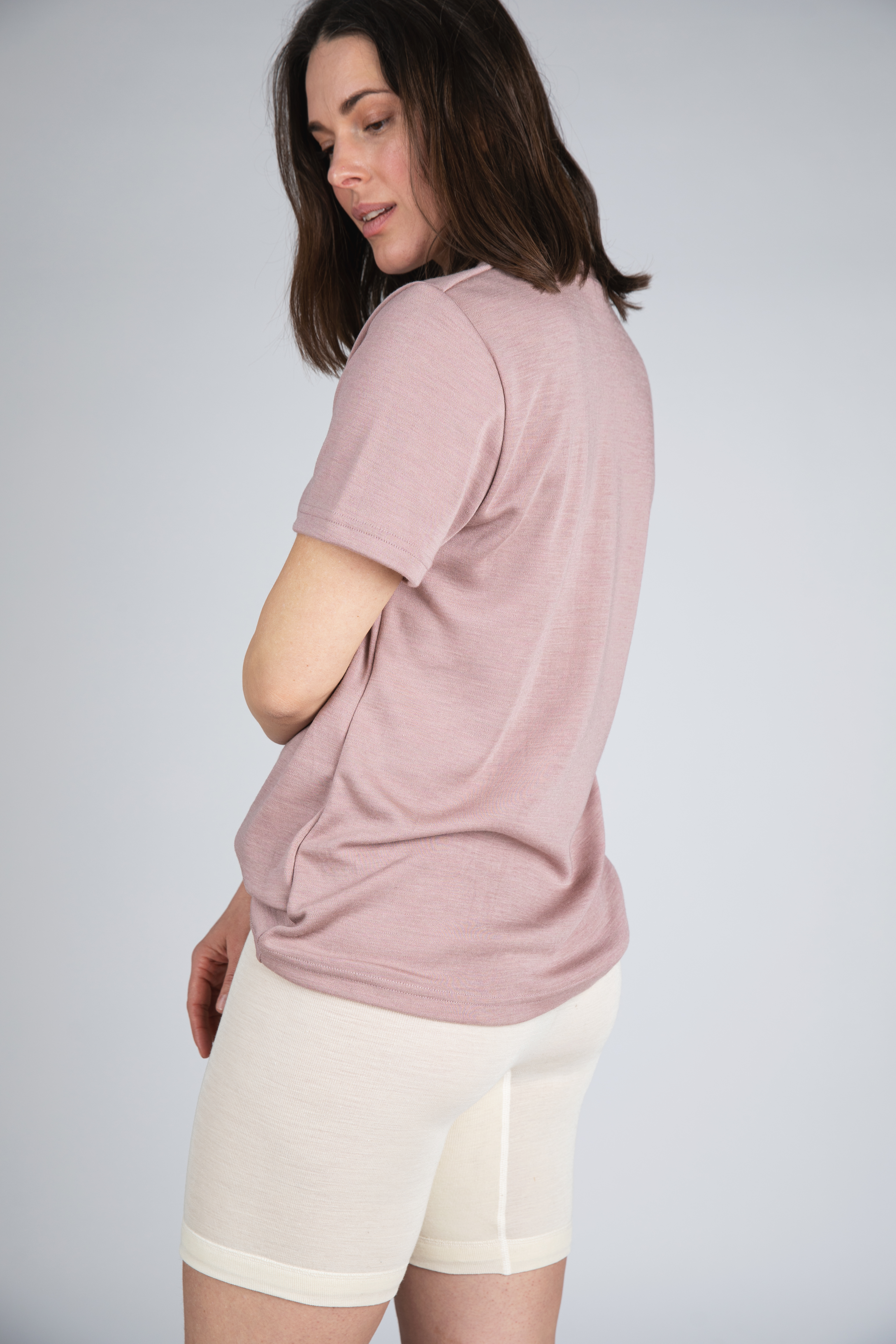 T-Shirt Unisex aus Merinowolle & Seide, GOTS