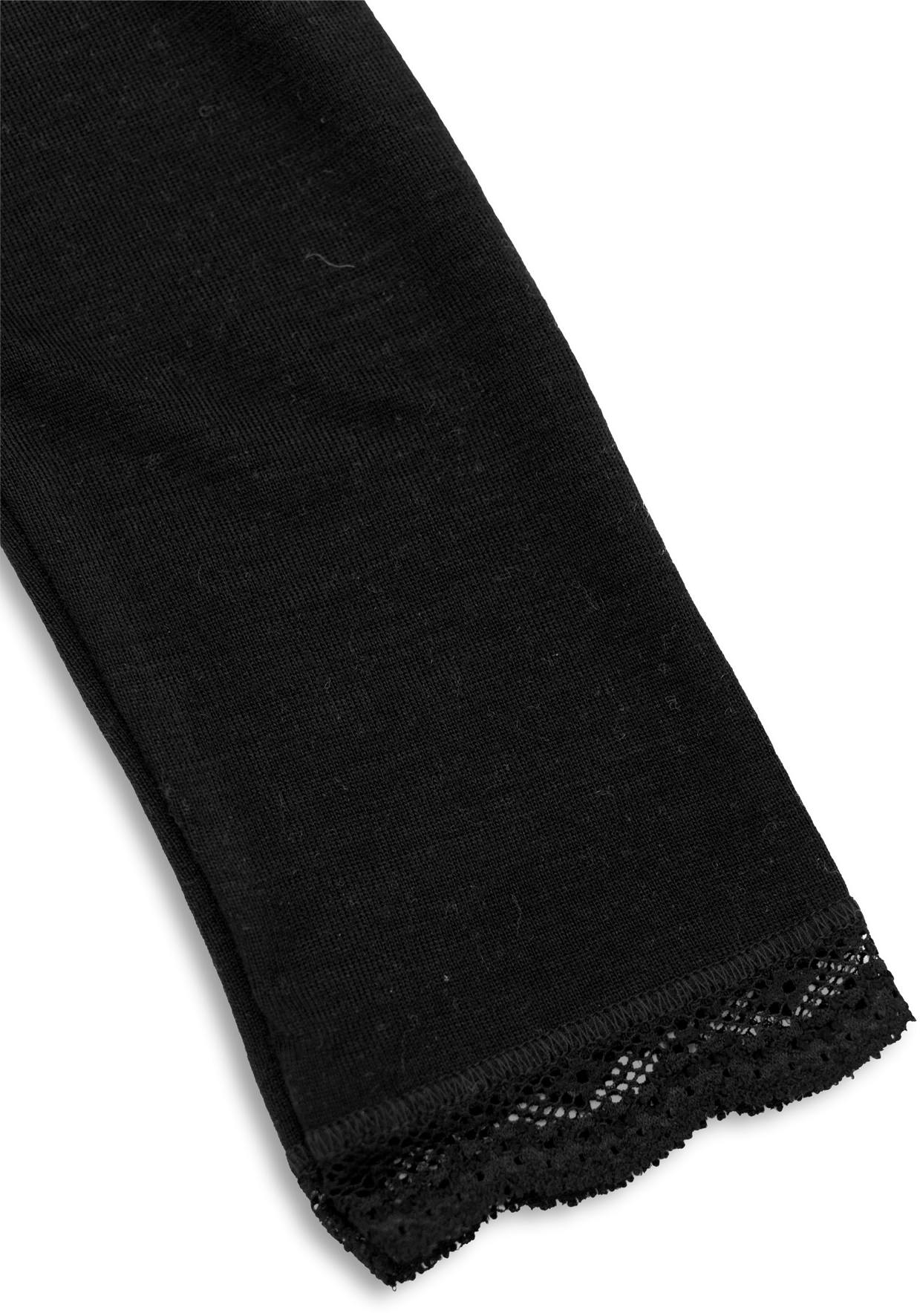 Leggings Damen, mit Spitze
