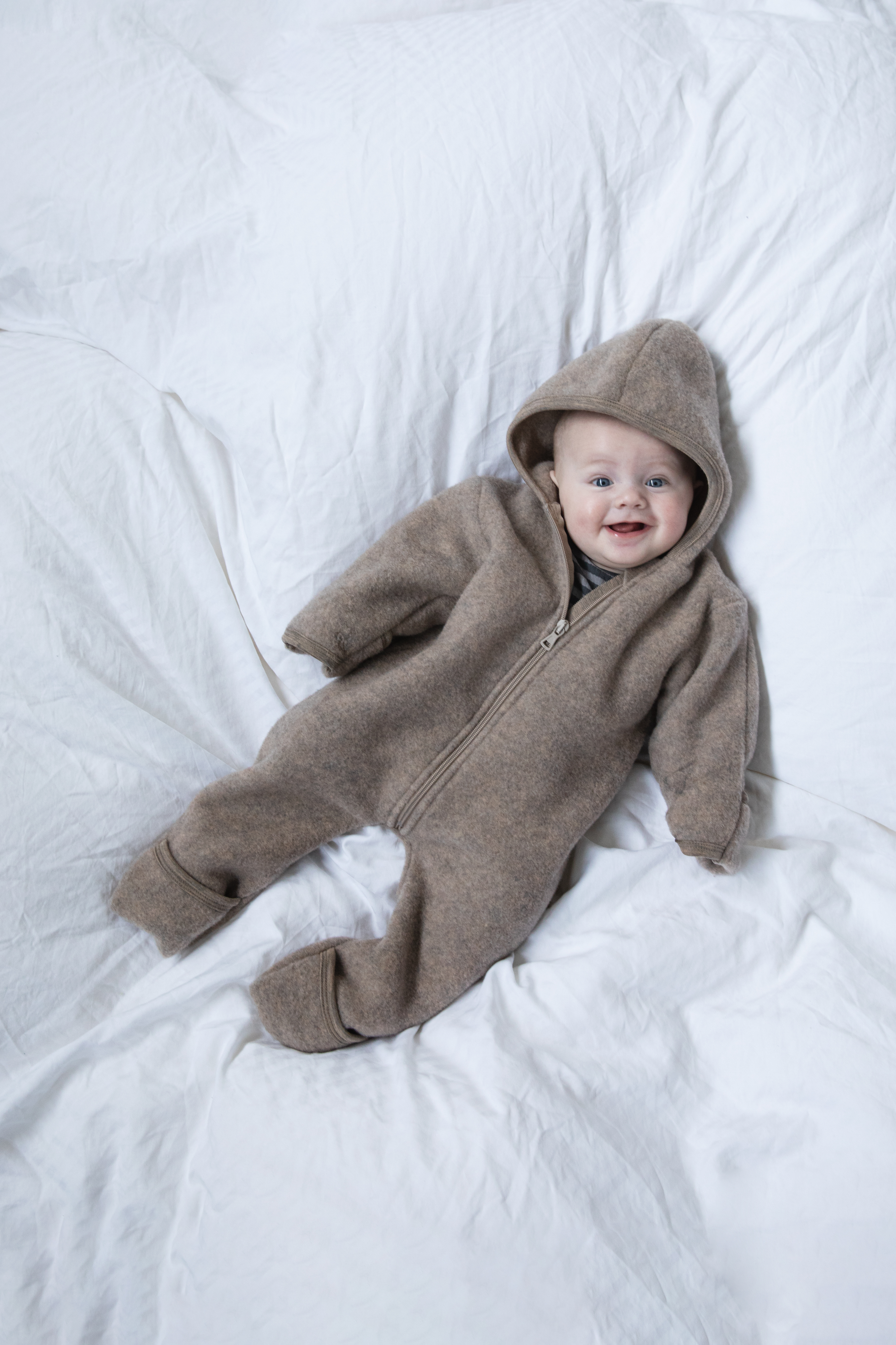 Wollfleece Zip Overall Baby, IVN BEST