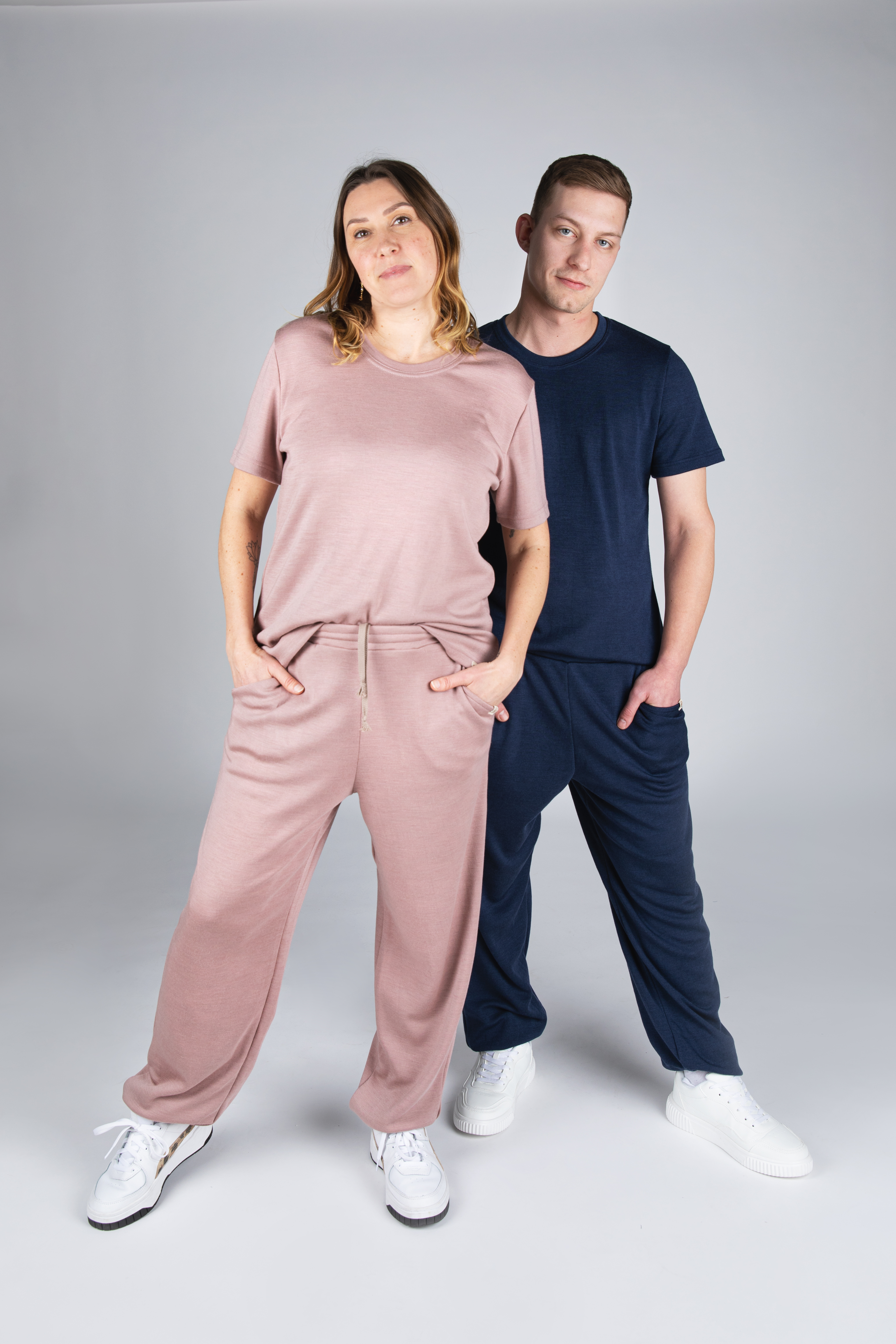 Jogginghose Unisex aus Merinowolle & Seide, GOTS