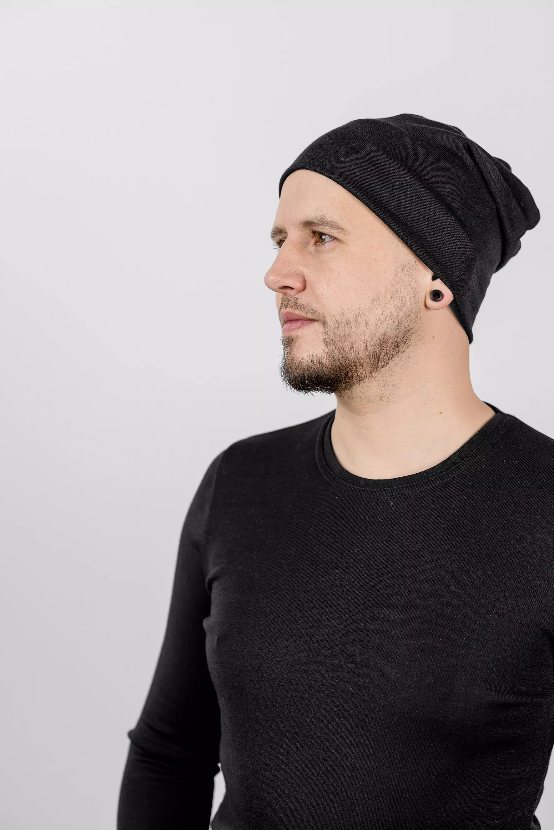 Mütze aus Merinowolle & Seide, GOTS