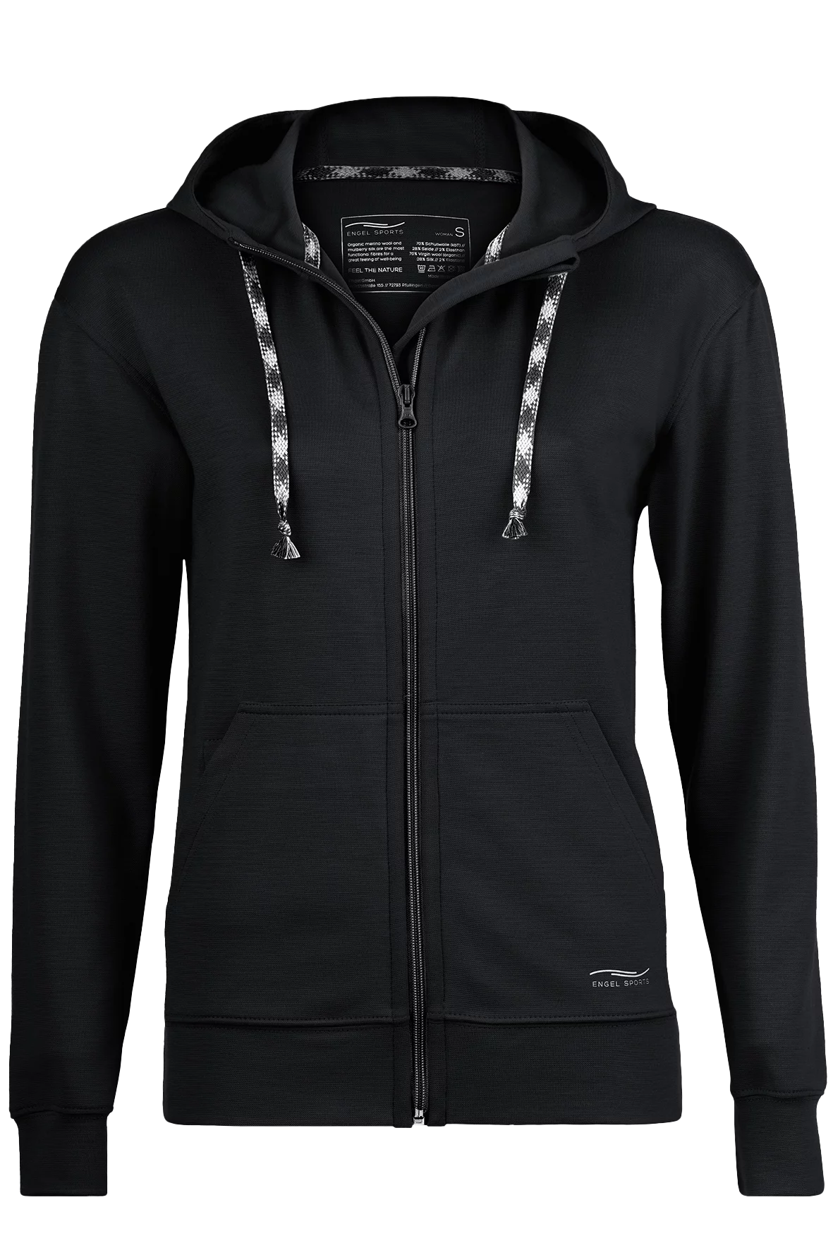 ENGEL SPORTS Kapuzenjacke, GOTS