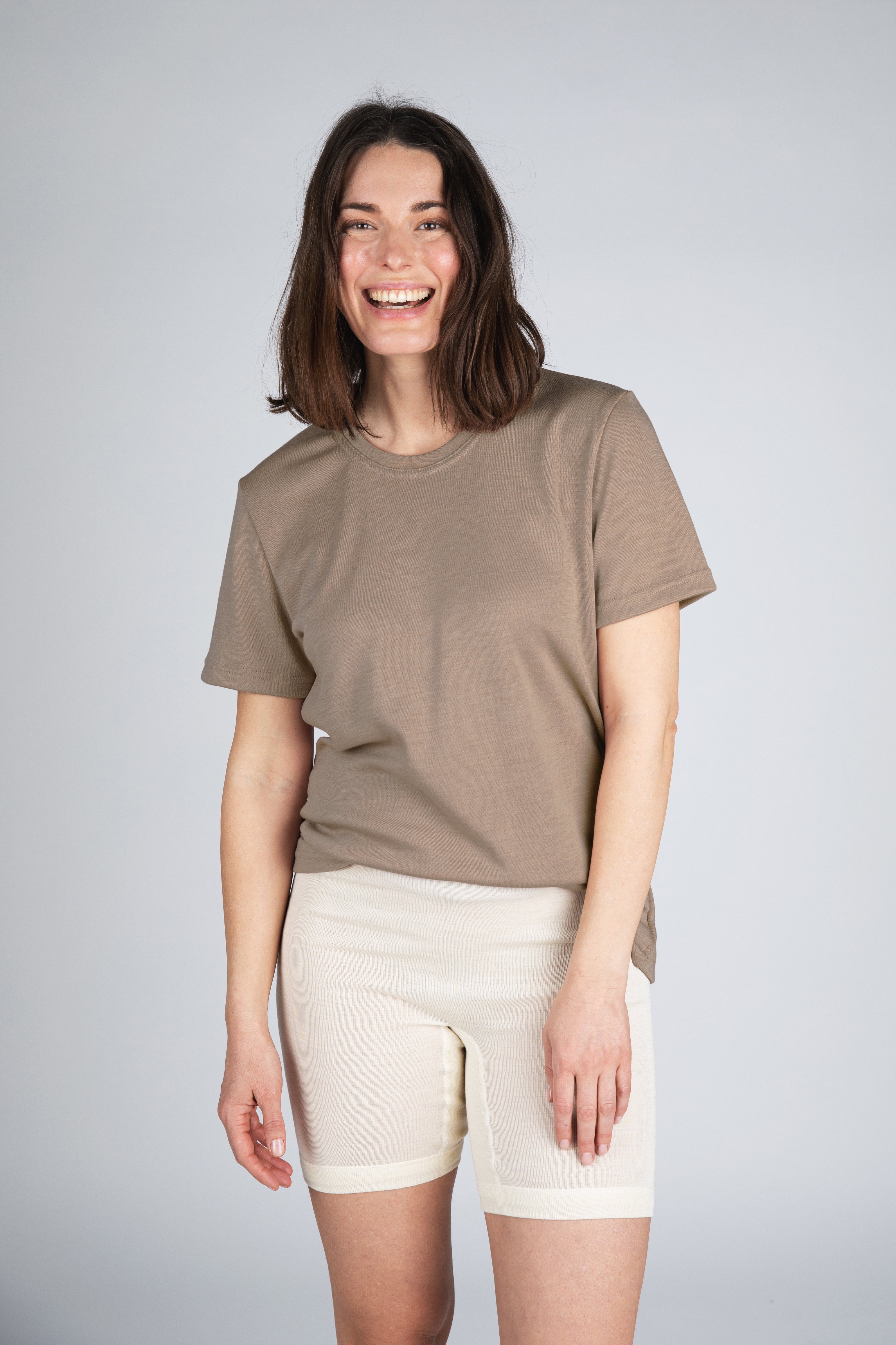 T-Shirt Unisex aus Merinowolle & Seide, GOTS