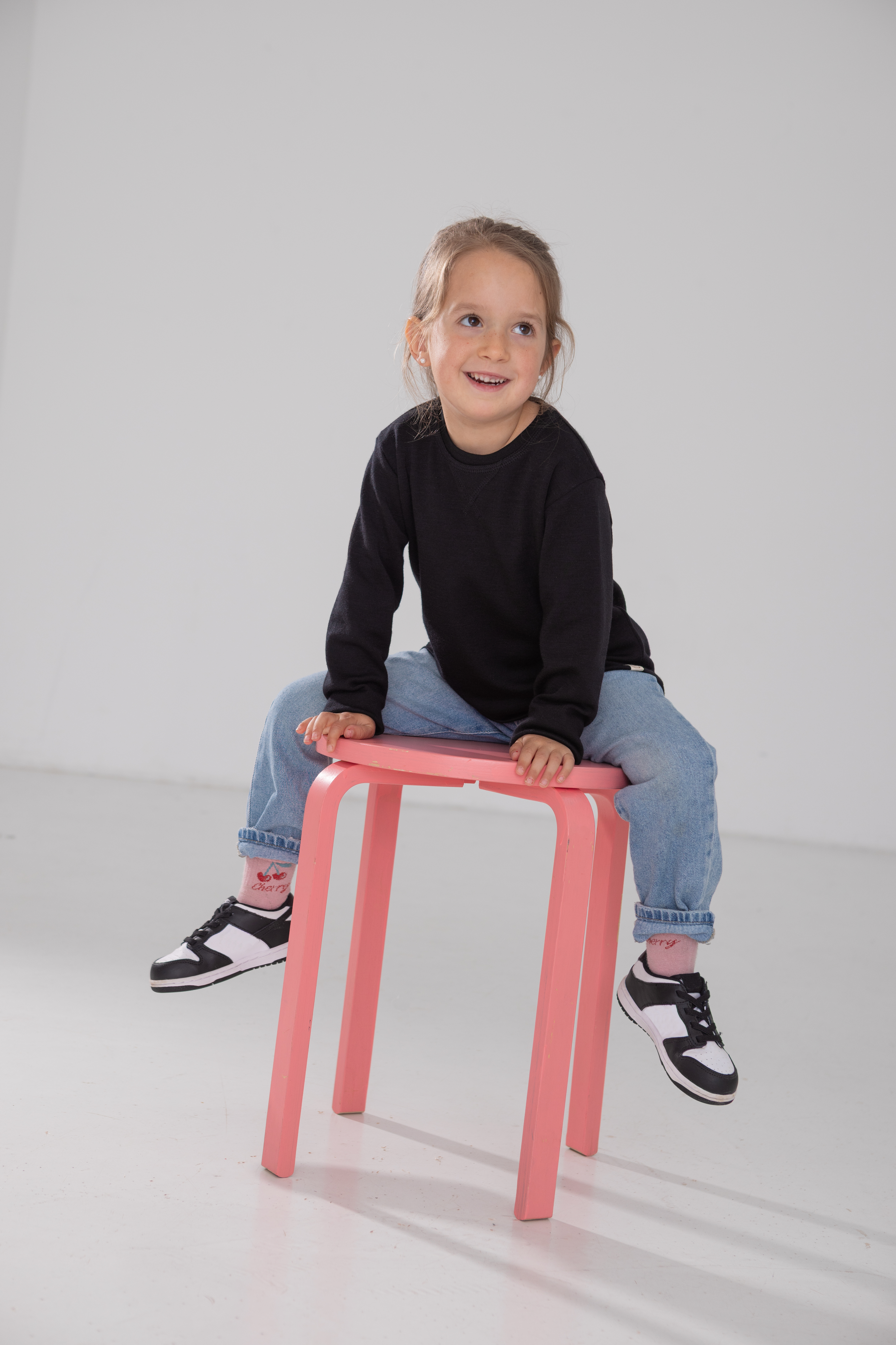 Kinder Sweatshirt aus Merinowolle & Seide, GOTS