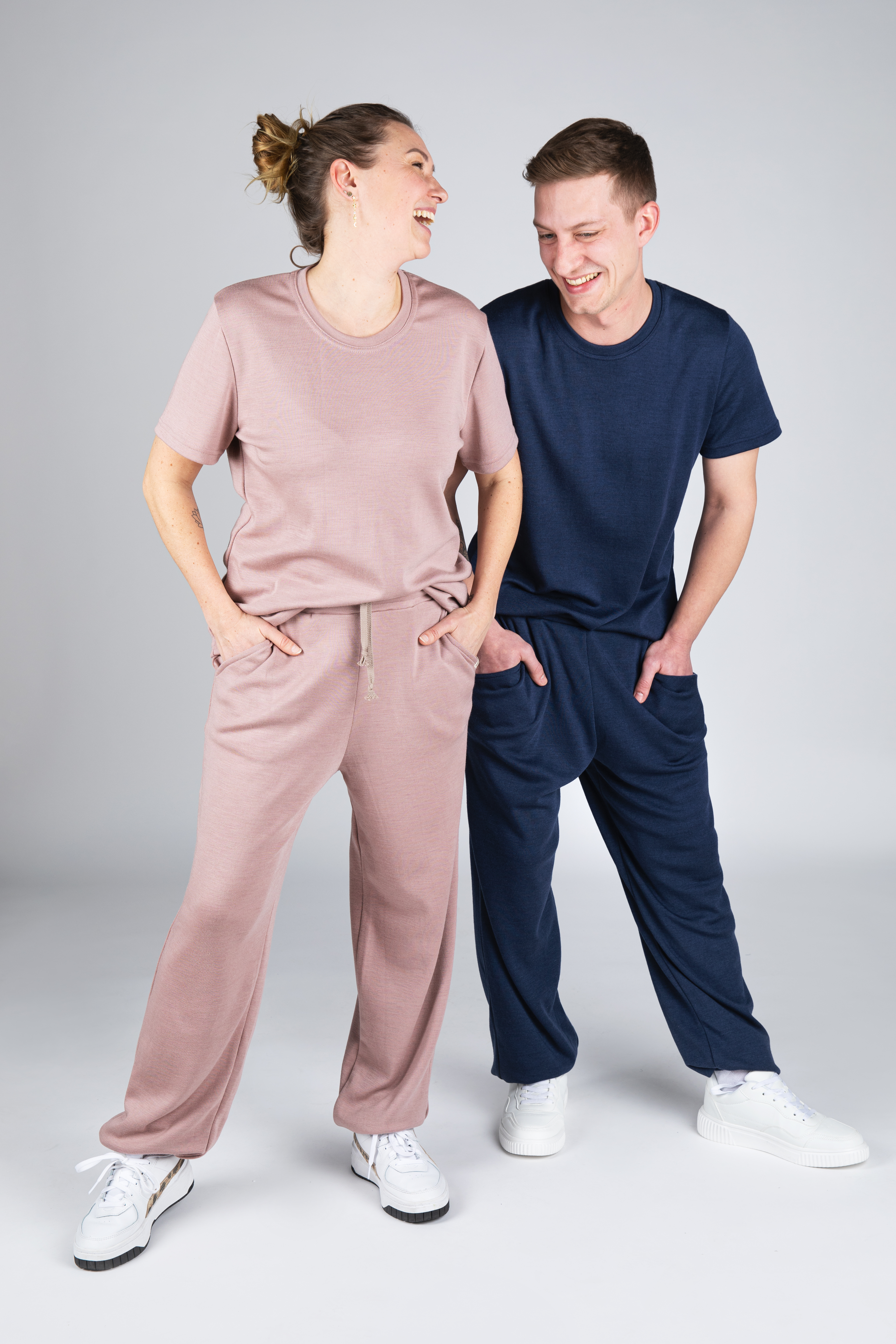 Jogginghose Unisex aus Merinowolle & Seide, GOTS