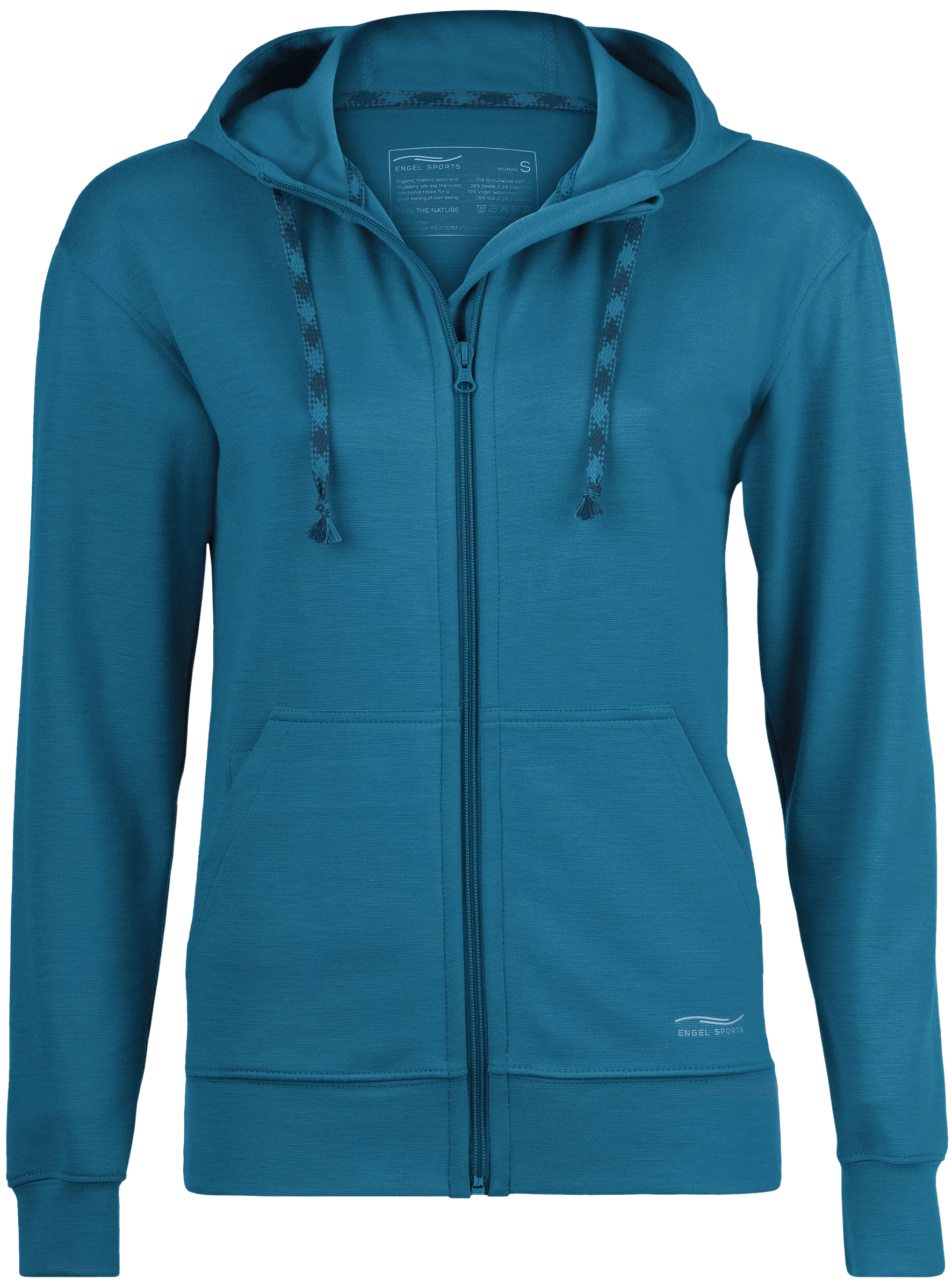 ENGEL SPORTS Hooded Jacket, GOTS