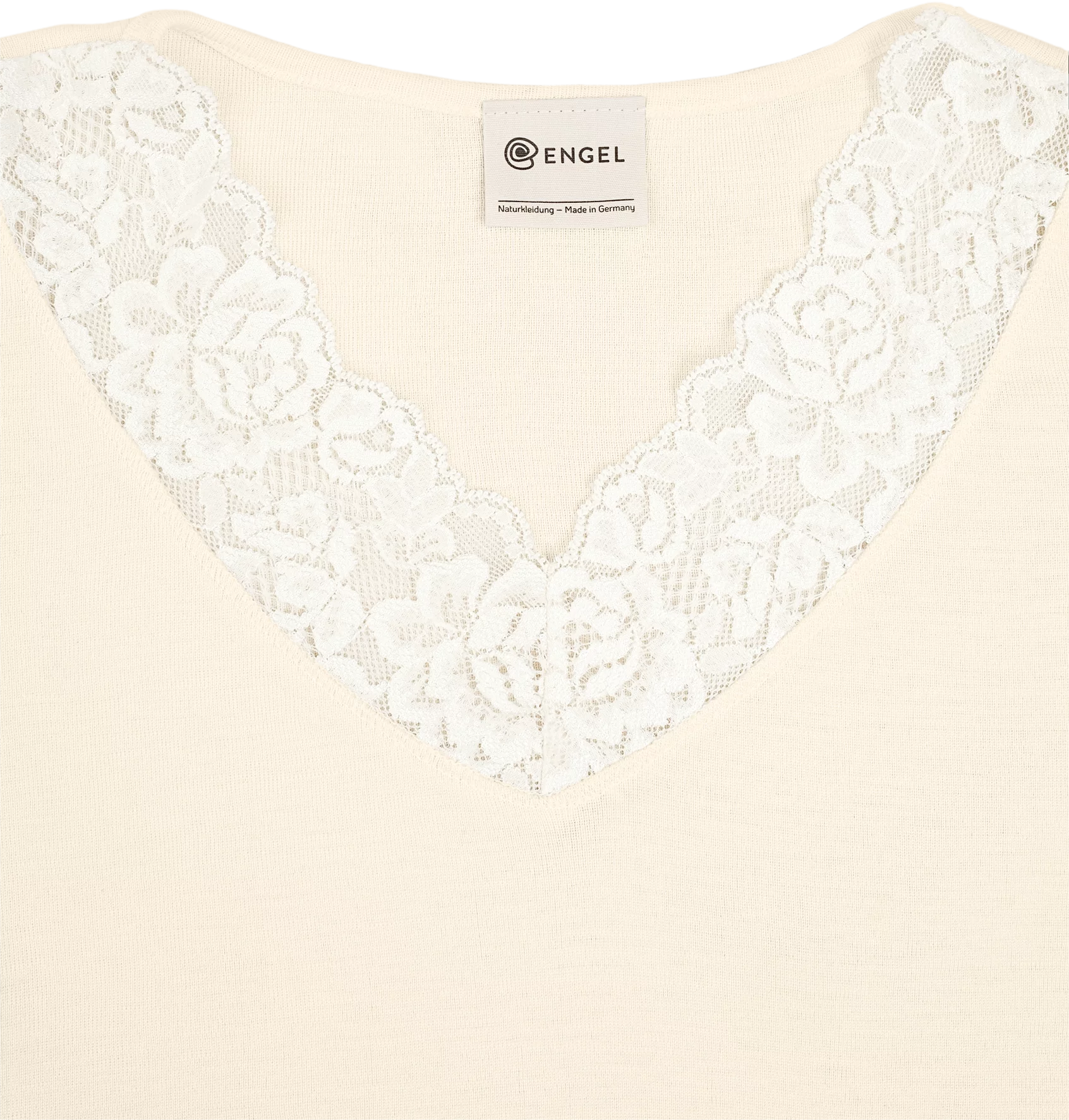 Shirt Damen, mit Spitze