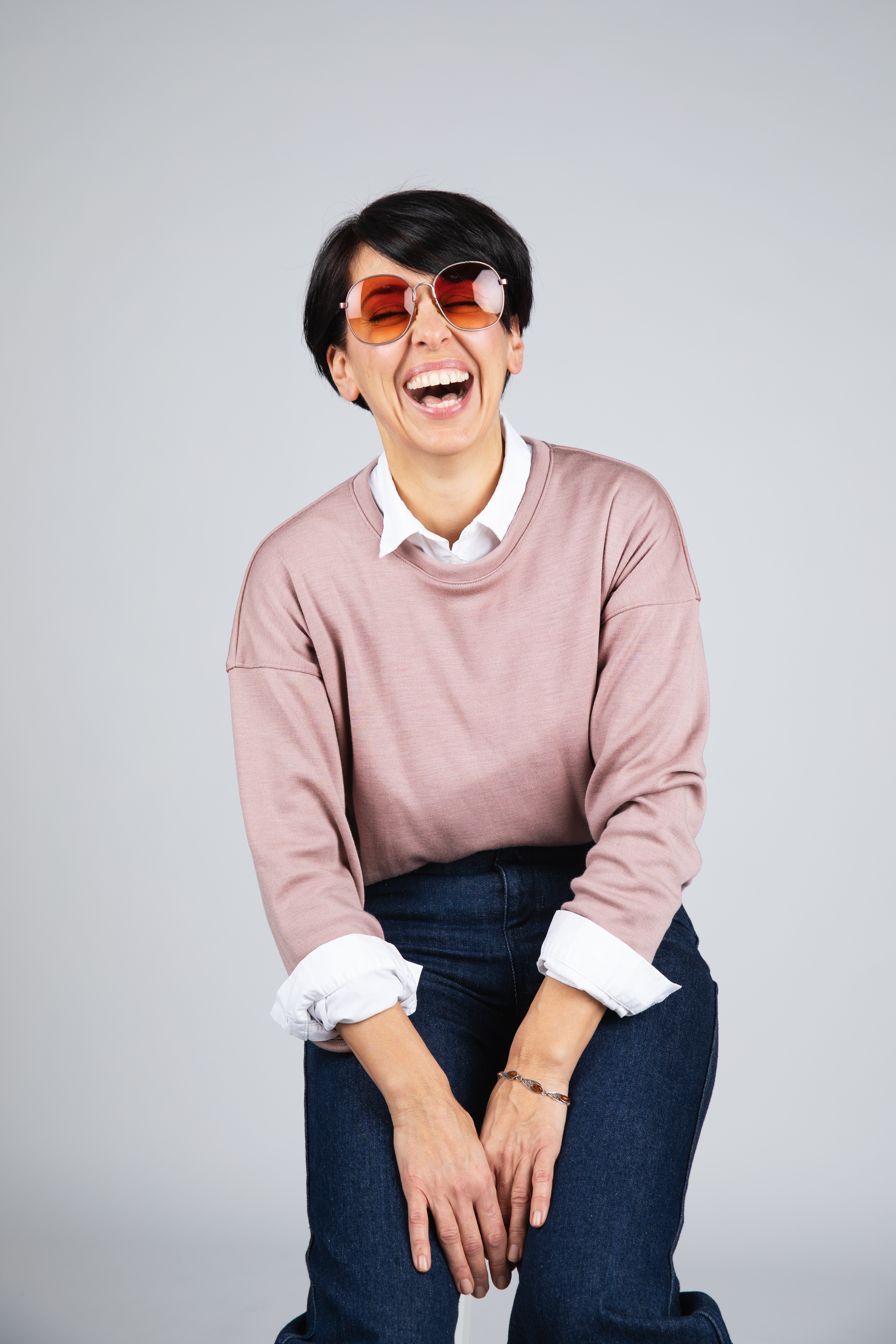 Unisex merino wool & silk sweater, GOTS