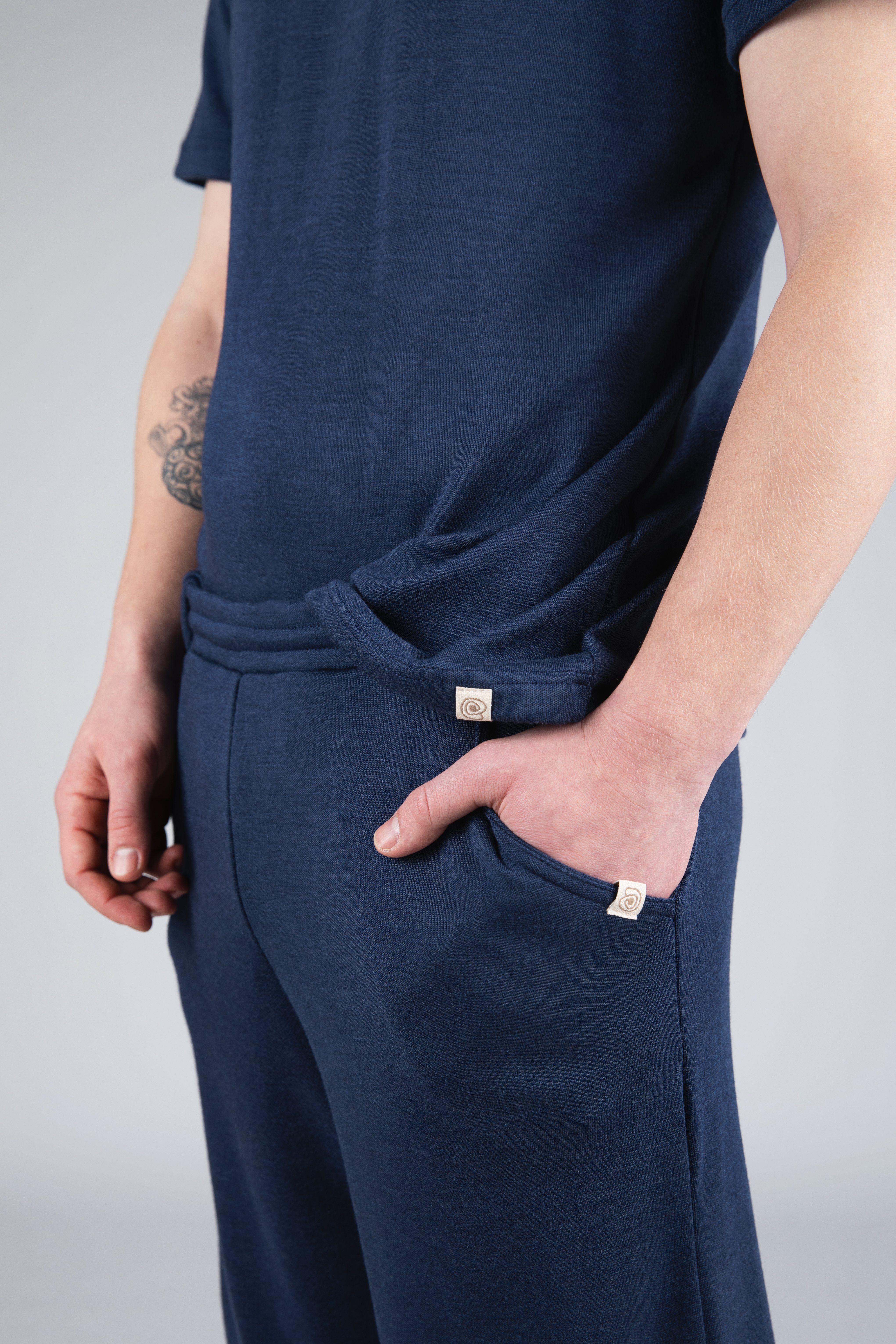Jogginghose Unisex aus Merinowolle & Seide, GOTS