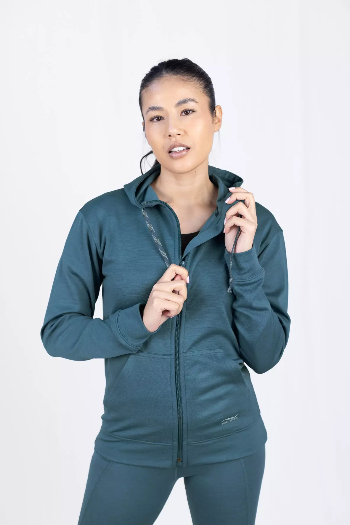 ENGEL SPORTS Hooded Jacket, GOTS