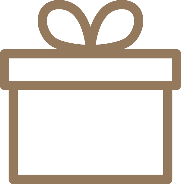 Geschenk braun