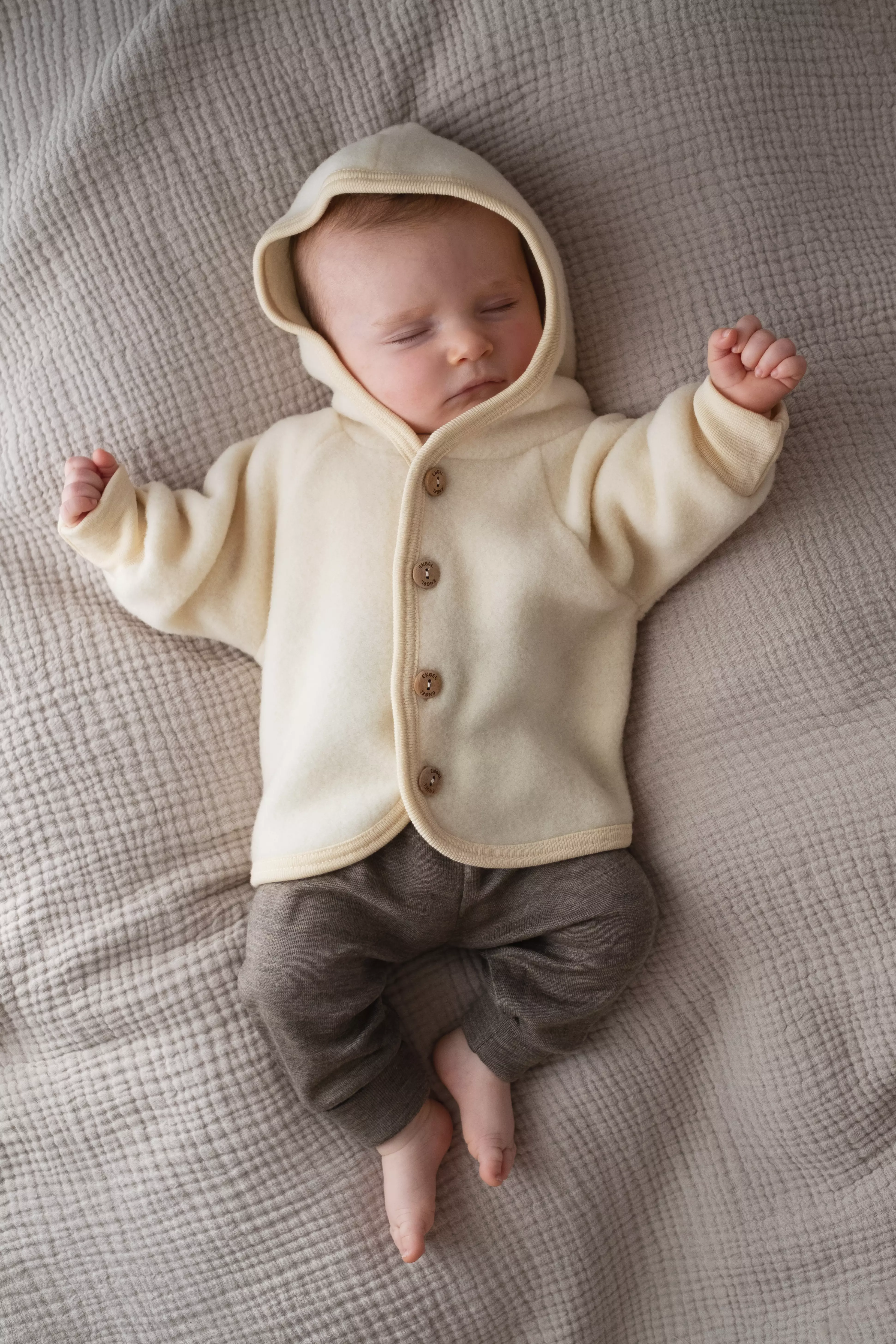 Wollfleece Jacke Baby, IVN BEST