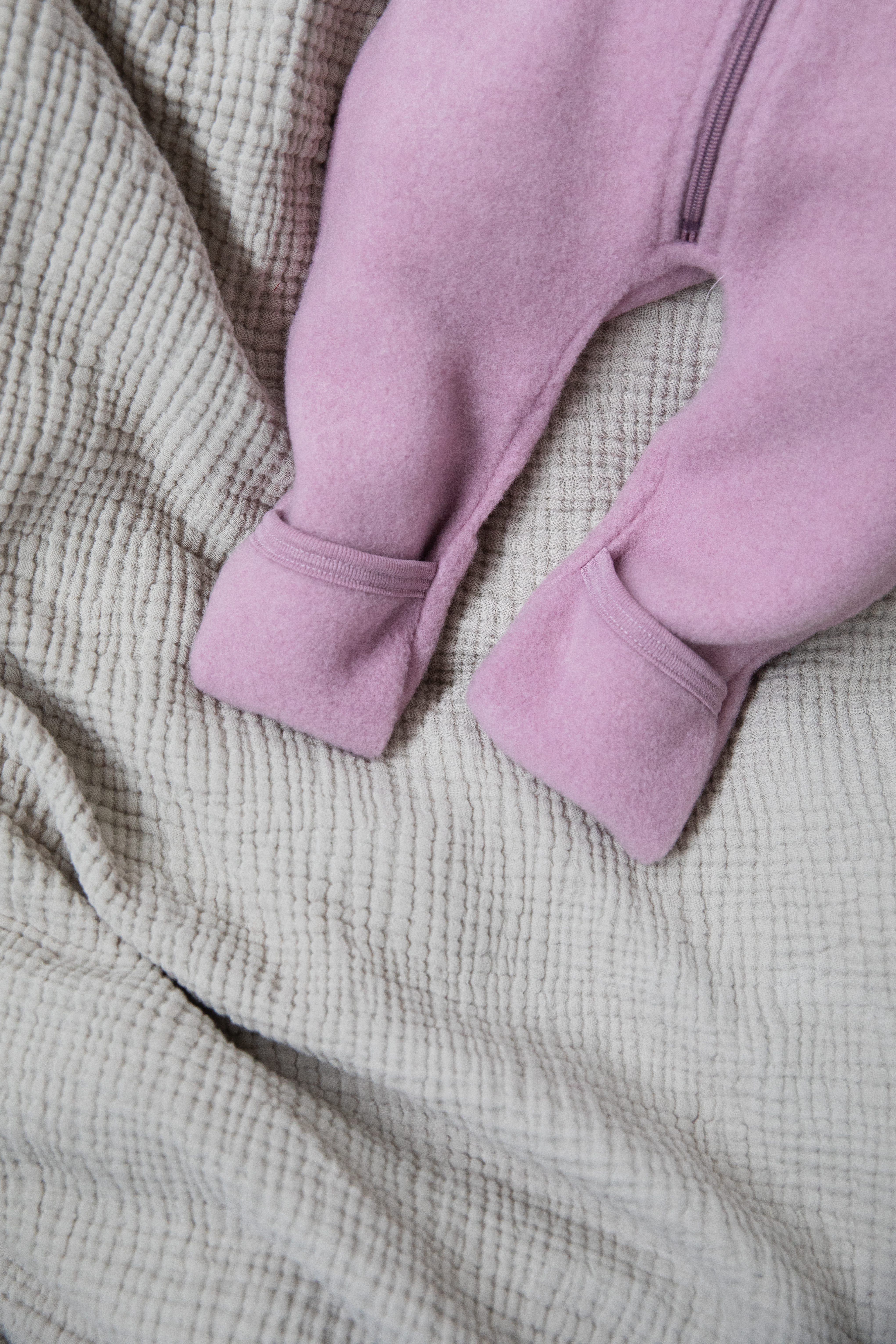 Wool fleece Zip Overall Baby, IVN Best