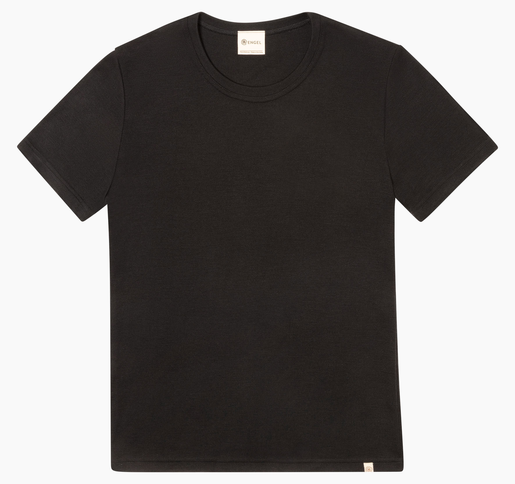 Unisex merino & silk t-shirt, GOTS