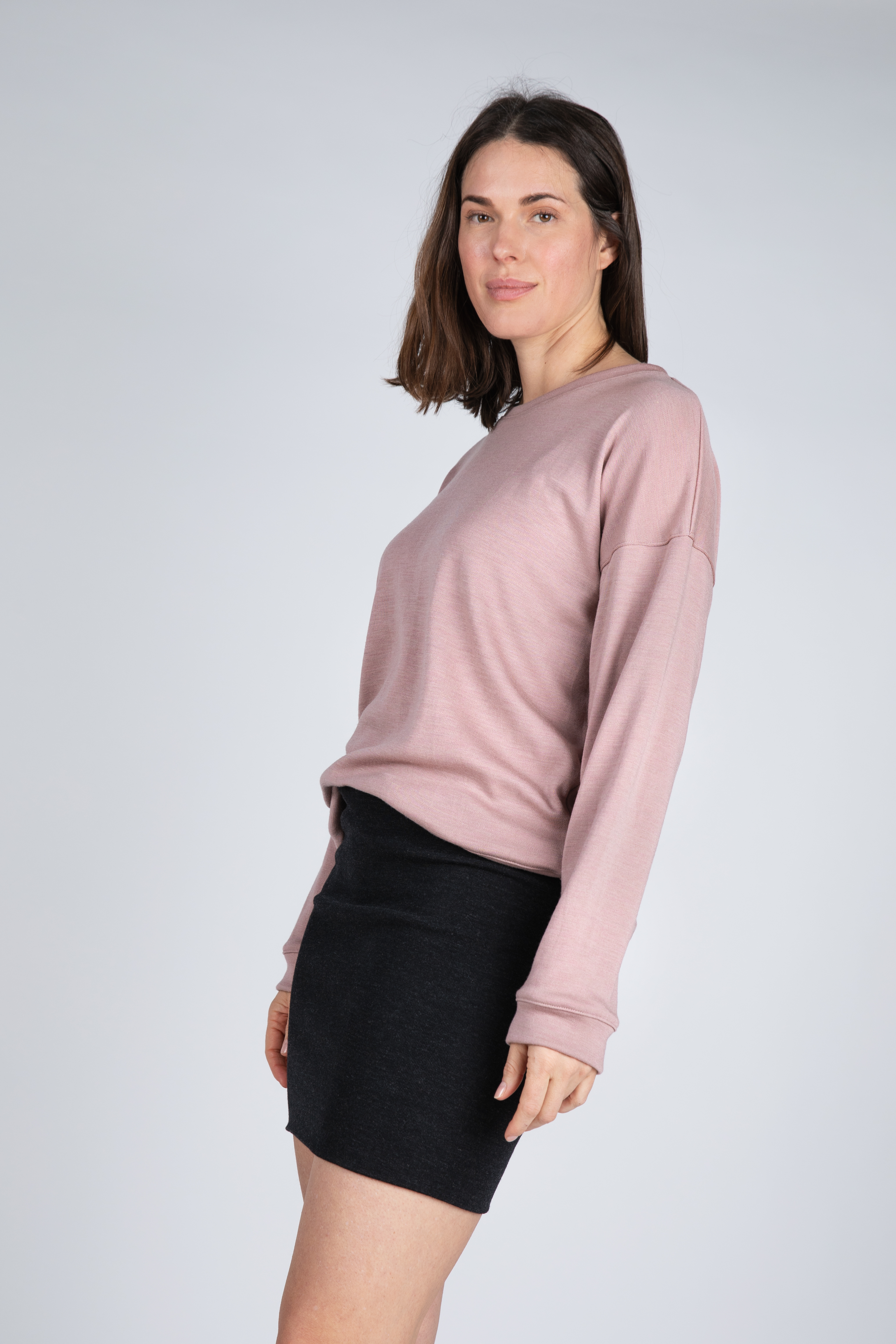 Unisex merino wool & silk sweater, GOTS